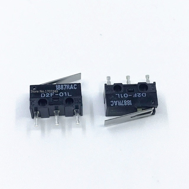2Pcs original OMRON mouse micro switch D2FC-F-7N 10m 20m OF D2FC-F-K(50M) D2F D2F-F D2F-01 D2F-01L D2F-01FL D2F-01F-T D2F-F-3-7