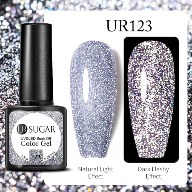 UR SUGAR Milky White Jelly Gel Polish 7.5ml Soak Off UV Gel Nail Polish Varnish Semi-permanent Nail Art UV LED Varnish