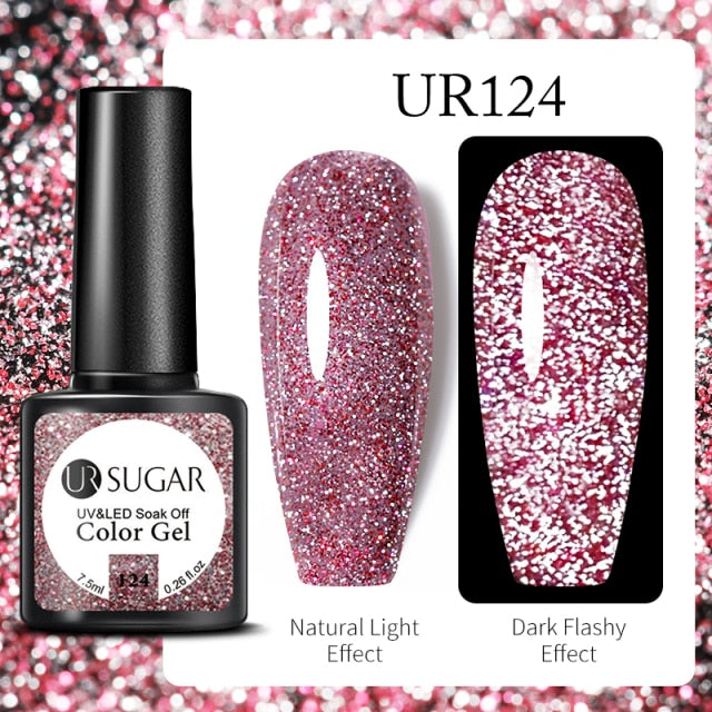 UR SUGAR Milky White Jelly Gel Polish 7.5ml Soak Off UV Gel Nail Polish Varnish Semi-permanent Nail Art UV LED Varnish