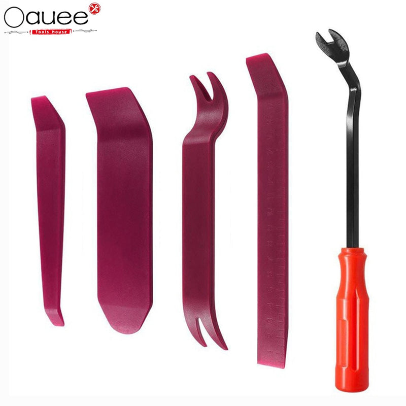 Auto Door Clip Panel Trim Removal Tool Kits Navigation Disassembly Blades Car Interior Plastic Seesaw Conversion Repairing Tools