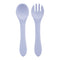 Feeding Wooden Handle Silicone Spoon For Baby Utensils Eat Soild Food Kids Training Manipulative Ability Children's Tableware