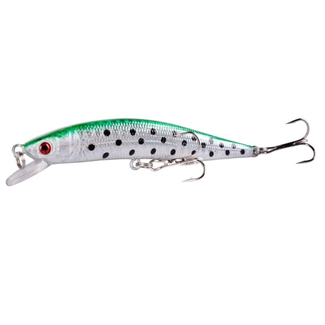 1pcs 8.2g 10cm Fishing Lures Minnow Wobbler Floating Bass Trolling Artificial Hard Bait Crankbait Carp Pesca Fishing Tackle