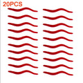 20/50PCS Fishing Lures Lifelike Fishy Smell Red Soft Lures Simulation Earthworm Luminous Worms Artificial Fishing Lure