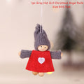 New Year 2022 Gifts Cute Angel Ski Dolls Navidad Hanging Pendant Christmas Home Decor Xmas Tree Ornaments Noel Natal Decoration