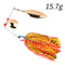 1pcs Spinner Bait 10G 16G 17G Metal Lure Hard Fishing Lure Spinner Lure Spinnerbait Pike Swivel Fish Tackle Wobbler Fishing