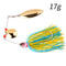 1pcs Spinner Bait 10G 16G 17G Metal Lure Hard Fishing Lure Spinner Lure Spinnerbait Pike Swivel Fish Tackle Wobbler Fishing