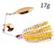 1pcs Spinner Bait 10G 16G 17G Metal Lure Hard Fishing Lure Spinner Lure Spinnerbait Pike Swivel Fish Tackle Wobbler Fishing