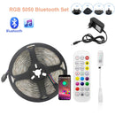 LED Strip Light RGB 5050 2835 Flexible Ribbon WiFi Bluetooth 12V led strip 20M 5M 10M 15M Waterproof Tape Diode+Control+Adapter