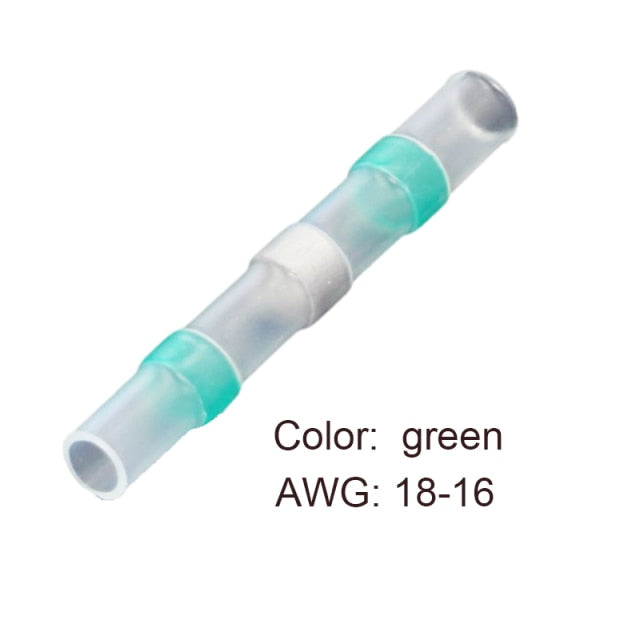 10/50PCS Thermal Shrinkage  Electrical Car Wires Connector Solder  Extrusion Terminals Block Cable Termination Wireway Clamping