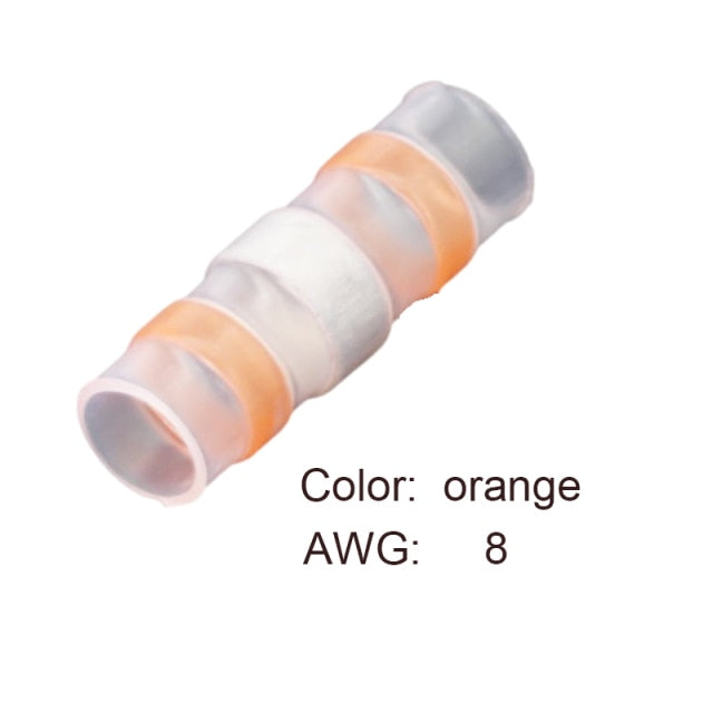 10/50PCS Thermal Shrinkage  Electrical Car Wires Connector Solder  Extrusion Terminals Block Cable Termination Wireway Clamping