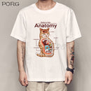 Men Catana Cool Summer Loose Men/Women T Shirt Casual Short Sleeve Cat Print Anime Tshirt Japanese Summer T-Shirt Tops Tee Shirt