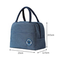 New Portable Lunch Bag New Thermal Insulated Lunch Box Tote Cooler Handbag Lunch Bags For Women Convenient Box Tote Food Bags