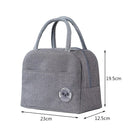 New Portable Lunch Bag New Thermal Insulated Lunch Box Tote Cooler Handbag Lunch Bags For Women Convenient Box Tote Food Bags