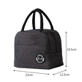 New Portable Lunch Bag New Thermal Insulated Lunch Box Tote Cooler Handbag Lunch Bags For Women Convenient Box Tote Food Bags