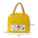 New Portable Lunch Bag New Thermal Insulated Lunch Box Tote Cooler Handbag Lunch Bags For Women Convenient Box Tote Food Bags