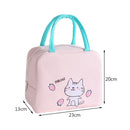 New Portable Lunch Bag New Thermal Insulated Lunch Box Tote Cooler Handbag Lunch Bags For Women Convenient Box Tote Food Bags