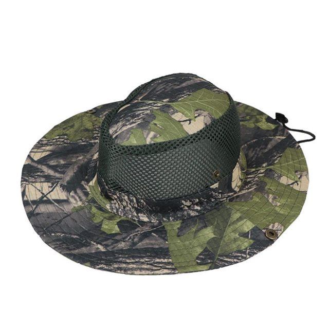 Camouflage Tactical Cap Military Boonie Hat US Army Caps Camo Men Outdoor Sports Sun Bucket Cap Fishing Hiking Hunting Hats 60CM