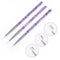3Pcs Acrylic French Stripe Nail Art Liner Brush Set 3D Tips Manicuring Ultra-thin Line Drawing Pen UV Gel Brushes Painting Tools