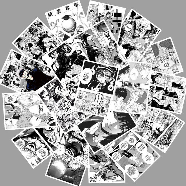 25Pcs/Lot Anime Collection Death Note/Hunter × Hunter/Haikyuu!! Stickers For Laptop PVC Backpack Pad Bicycle waterproof Decals