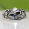 Vintage Mushroom Flower Pattern Ring for Women Men Multi Size Statement Retro Punk Hip Hop Biker Finger Party Night Club Ring
