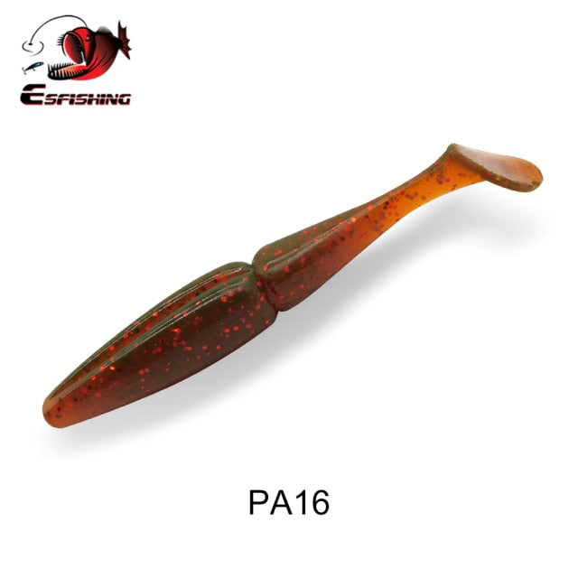 ESFISHING Quality Lures Easy Shiner Shad 100mm 125mm 155mm 200mm Pesca Fishing Soft Lures Silicone Bait Wobblers Leurre Souple