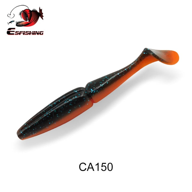 ESFISHING Quality Lures Easy Shiner Shad 100mm 125mm 155mm 200mm Pesca Fishing Soft Lures Silicone Bait Wobblers Leurre Souple