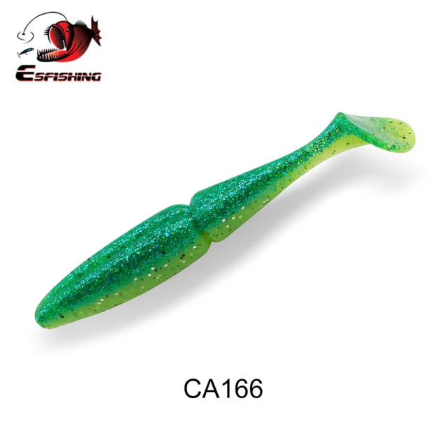 ESFISHING Quality Lures Easy Shiner Shad 100mm 125mm 155mm 200mm Pesca Fishing Soft Lures Silicone Bait Wobblers Leurre Souple