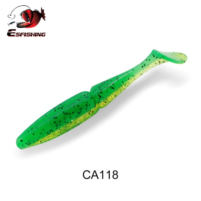 ESFISHING Quality Lures Easy Shiner Shad 100mm 125mm 155mm 200mm Pesca Fishing Soft Lures Silicone Bait Wobblers Leurre Souple