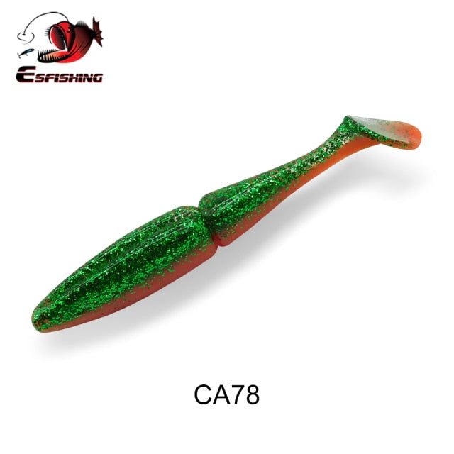 ESFISHING Quality Lures Easy Shiner Shad 100mm 125mm 155mm 200mm Pesca Fishing Soft Lures Silicone Bait Wobblers Leurre Souple