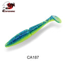 ESFISHING Quality Lures Easy Shiner Shad 100mm 125mm 155mm 200mm Pesca Fishing Soft Lures Silicone Bait Wobblers Leurre Souple