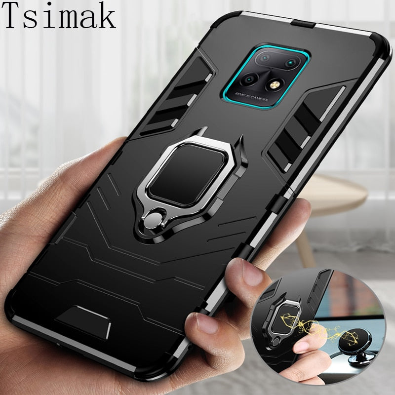 Shockproof Armor Case For Xiaomi Redmi Note 6 7 8 9 10 Pro Max 9s 10s 9A 9C 8A 7A 8T 9T 5 Plus 4 4X 4G 5G Back Phone Cover Coque