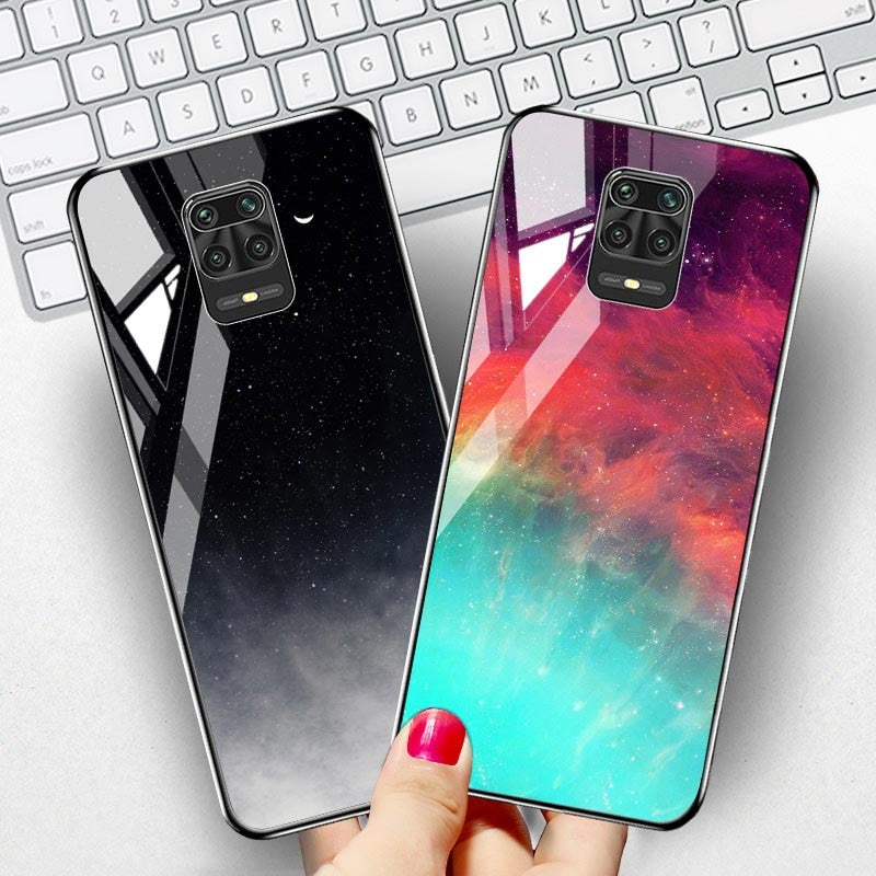 Mi 11 Lite Case For Xiaomi Redmi Note 9 Pro Case Tempered Glass Funda Poco X3 NFC M3 F3 GT Redmi 7 9C 9s 10s 8T 10T Mi 11T Cover