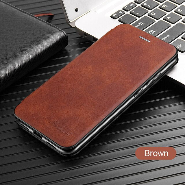 Leather flip case For huawei nova 5T p30 Pro p20 lite wallet stand phone cover on honor 10 light honer 20 10i P smart 2019 coque