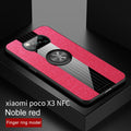 For Xiaomi POCO X3 Pro Case Ring Holder Fabric Hard Cover Soft Frame Cloth Phone Case For Xiomi Xiaomi POCO X3 Pro NFC