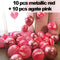 10/20 Star Confetti Balloons Metallic Confetti Latex Transparent Ballon Baby Shower Birthday Party Wedding Decoration Ball Globo