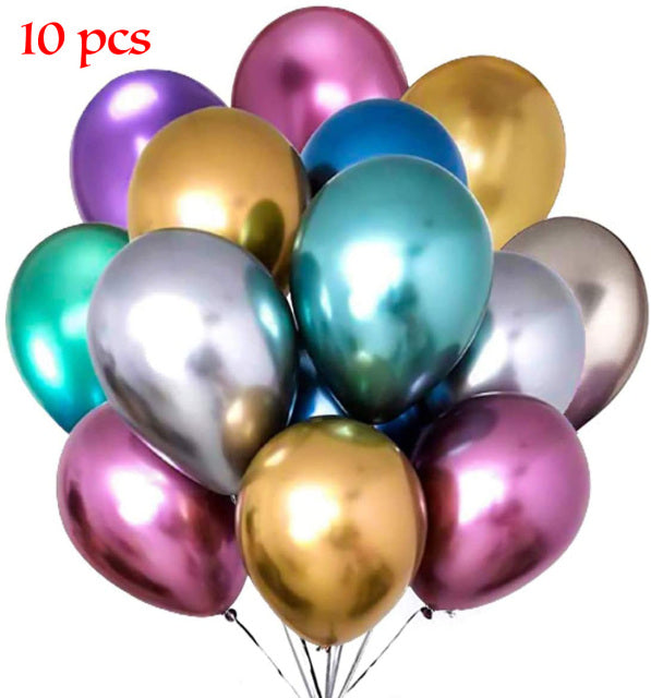 10/20 Star Confetti Balloons Metallic Confetti Latex Transparent Ballon Baby Shower Birthday Party Wedding Decoration Ball Globo