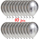 10/20 Star Confetti Balloons Metallic Confetti Latex Transparent Ballon Baby Shower Birthday Party Wedding Decoration Ball Globo