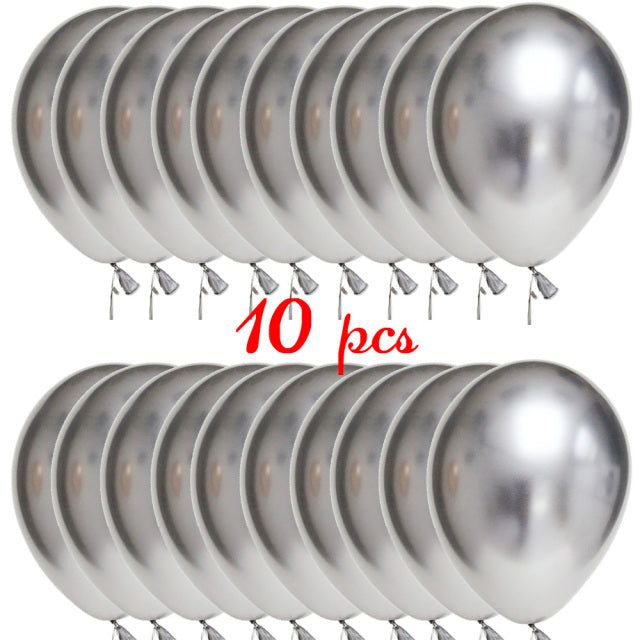 10/20 Star Confetti Balloons Metallic Confetti Latex Transparent Ballon Baby Shower Birthday Party Wedding Decoration Ball Globo