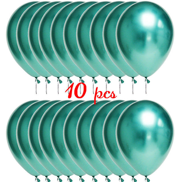 10/20 Star Confetti Balloons Metallic Confetti Latex Transparent Ballon Baby Shower Birthday Party Wedding Decoration Ball Globo