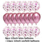 10/20 Star Confetti Balloons Metallic Confetti Latex Transparent Ballon Baby Shower Birthday Party Wedding Decoration Ball Globo