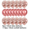 10/20 Star Confetti Balloons Metallic Confetti Latex Transparent Ballon Baby Shower Birthday Party Wedding Decoration Ball Globo