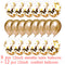 10/20 Star Confetti Balloons Metallic Confetti Latex Transparent Ballon Baby Shower Birthday Party Wedding Decoration Ball Globo