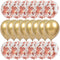 10/20 Star Confetti Balloons Metallic Confetti Latex Transparent Ballon Baby Shower Birthday Party Wedding Decoration Ball Globo
