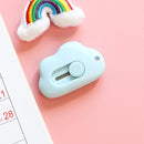 Mohamm Cute Mini Small Pocket Sized Craft Wrapping Box Paper Envelope Cutter Utility Knife Letter Opener Student Art Supplies