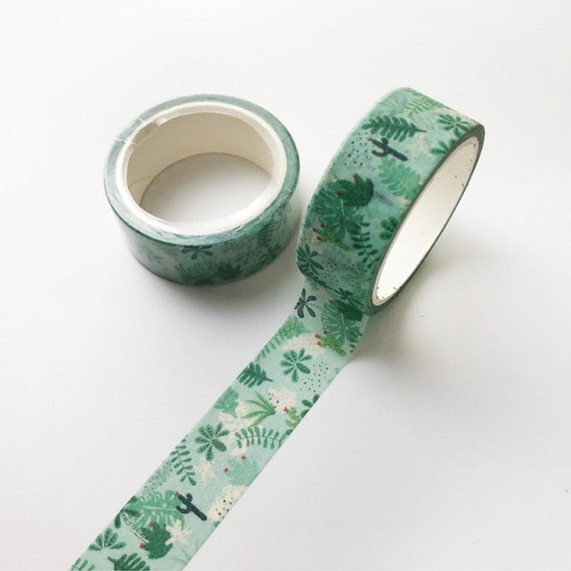 Mohamm 1Pcs Kawaii Cartoon Decoration Tape Paper Washi Masking Tape Creative Scrapbooking Stationary School Supplies