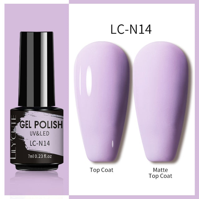 Lilycute 7ml Reflective Glitter Nail Gel Polish Effect Sparkling Soak Off Gel Semi Permanent For Manicure Nail Art UV Nail Gel