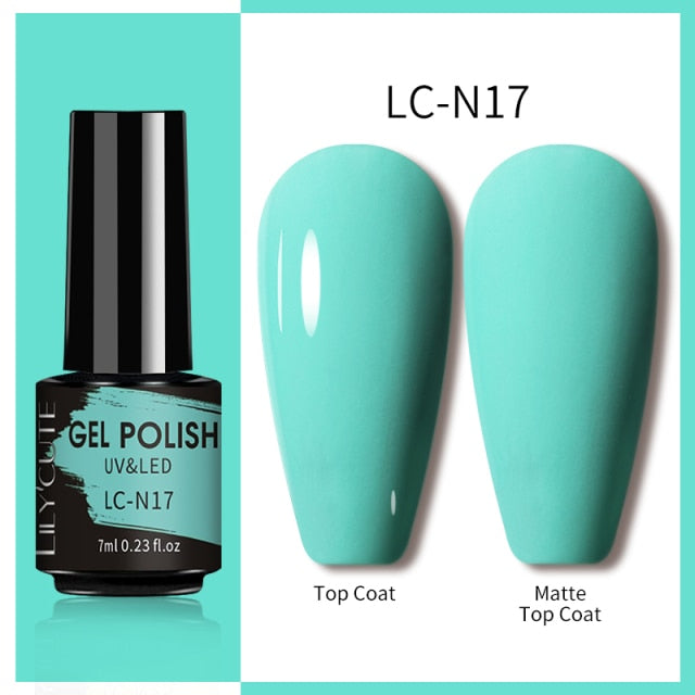 Lilycute 7ml Reflective Glitter Nail Gel Polish Effect Sparkling Soak Off Gel Semi Permanent For Manicure Nail Art UV Nail Gel