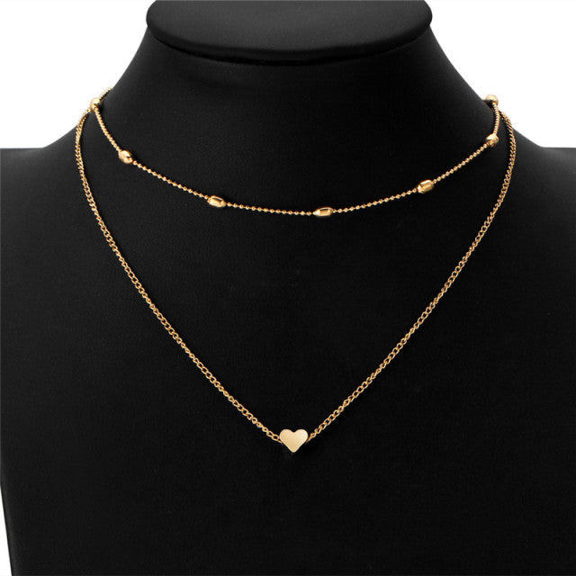 Gold Silver Color Chain Butterfly Chain Pendant Choker Necklace Women Statement Collare Bohemia Beach Jewelry Gift Collier Cheap