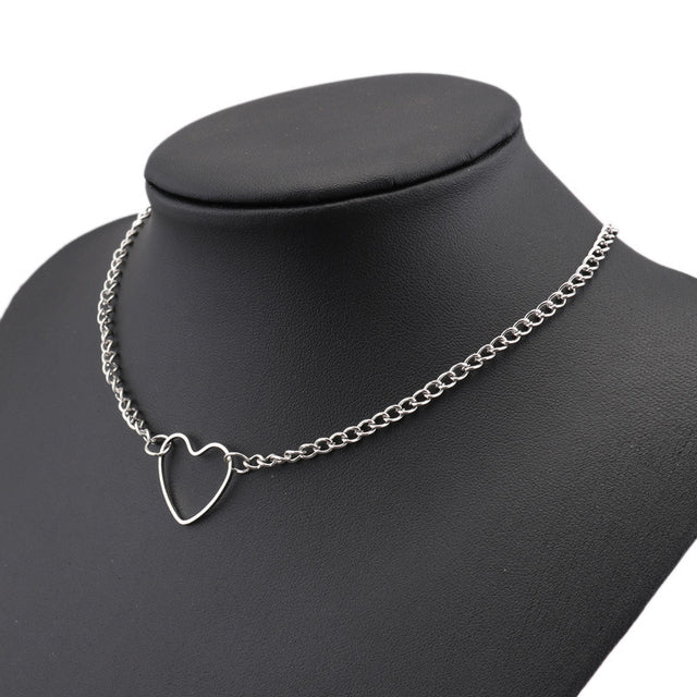 Gold Silver Color Chain Butterfly Chain Pendant Choker Necklace Women Statement Collare Bohemia Beach Jewelry Gift Collier Cheap