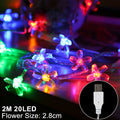 Snowflake LED Light Christmas Decorations For Home Hanging Garland Christmas Tree Decor Ornament 2022 Navidad Xmas Gift New Year
